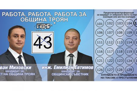 Инж. Емилиан Евтимов: Ще подкрепяме развитието на спорта в Троян