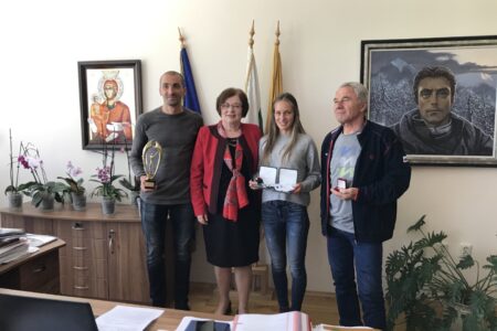 Владимир Илиев и Милена Тодорова с посещение при кмета на Троян – Донка Михайлова